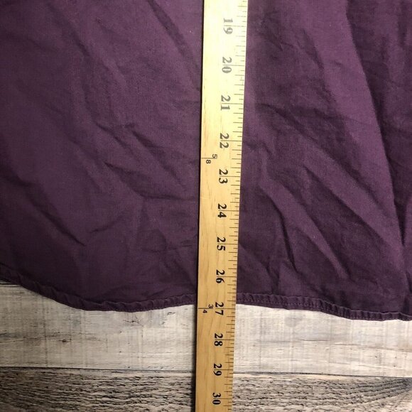 Harley Davidson Embroidered Shell Spell Out Long Sleeve Button Up Purple Large - Picture 7 of 8